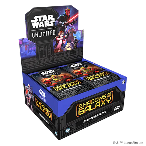 Star Wars Unlimited: Shadows of the Galaxy Draft Booster Display