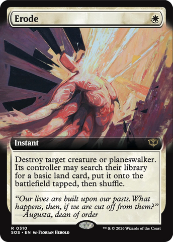 Erode (Extended Art) [Secrets of Strixhaven]