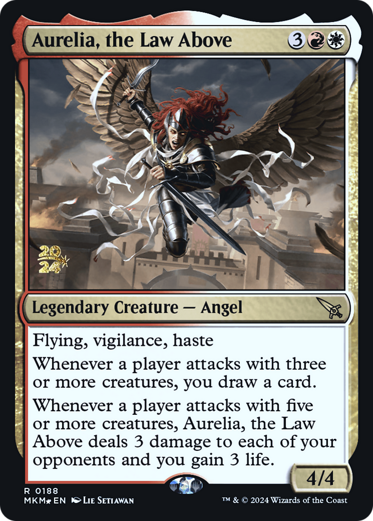 Aurelia, the Law Above [Murders at Karlov Manor Prerelease Promos]