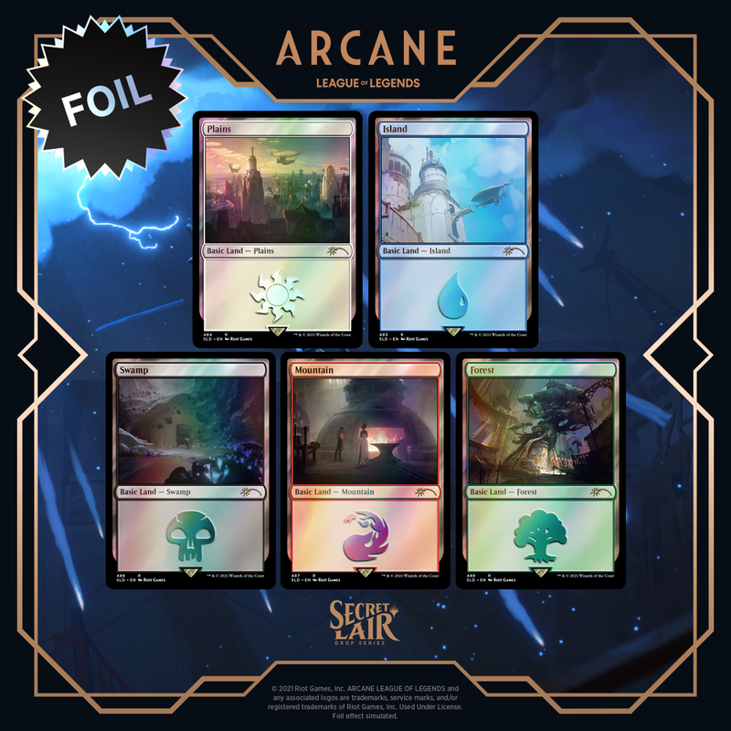 Secret Lair: Drop Series - Secret Lair x Arcane: Lands (Foil Edition)