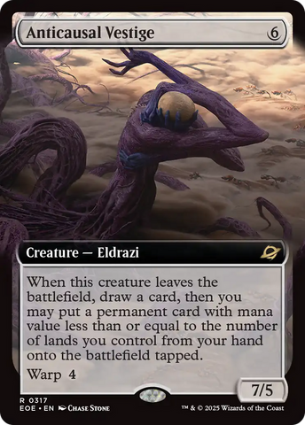 Anticausal Vestige (Extended Art) [Edge of Eternities]
