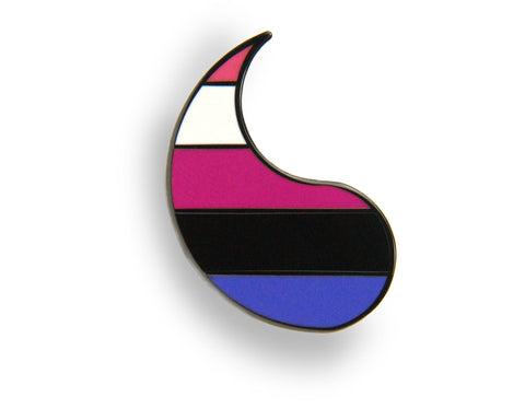 Customizable Pride Pin: Genderfluid Left