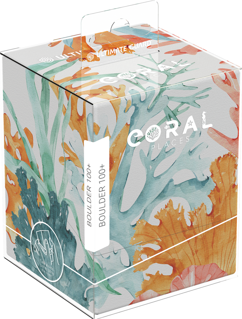 Ultimate Guard - Deck Case 100+ Boulder - Coral Places - Seablue Hush