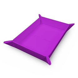 Vivid Foldable Magnetic Dice Tray: Light Purple