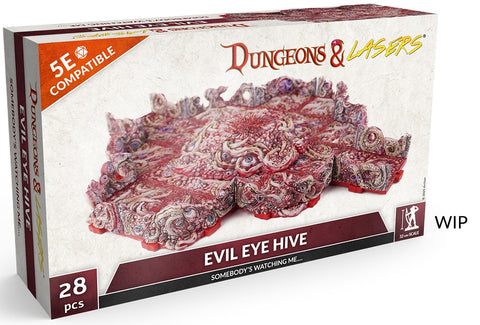 Dungeons & Lasers: Evil Eye Hive (Half-Height Walls)