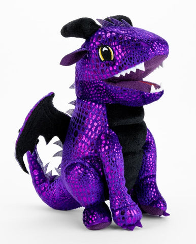Plush Dice Bag - Purple Dragon