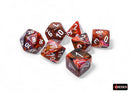 Festive Symphony/White Polyhedral 7-Dice Set CHX 27543