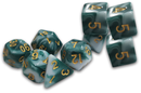 Traditional 9-Die Set Thracian Smoky Sacrifice DCC Dice