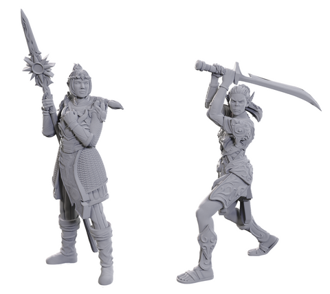 Dnd Unpainted Minis Special Edition - Baldur's Gate 3 - Lae'zel & Shadowheart