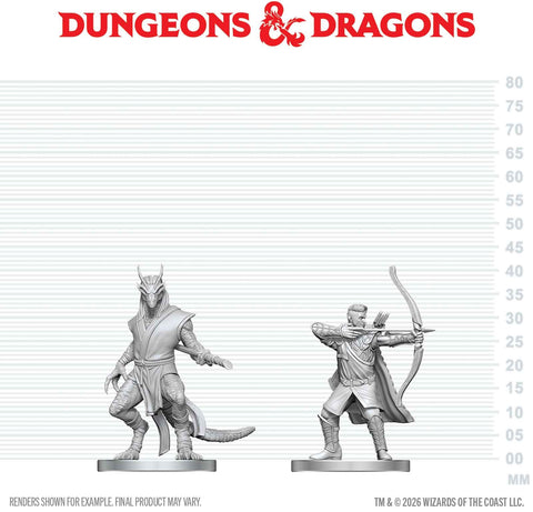 Nolzur's Marvelous Miniatures: Elf Ranger & Dragonborn Monk