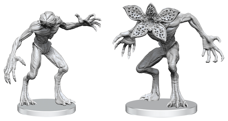 Stranger Things Unpainted Minis: Demogorgons
