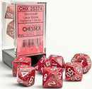 Speckled Lava Stone/white 7 Die Set - CHX25374