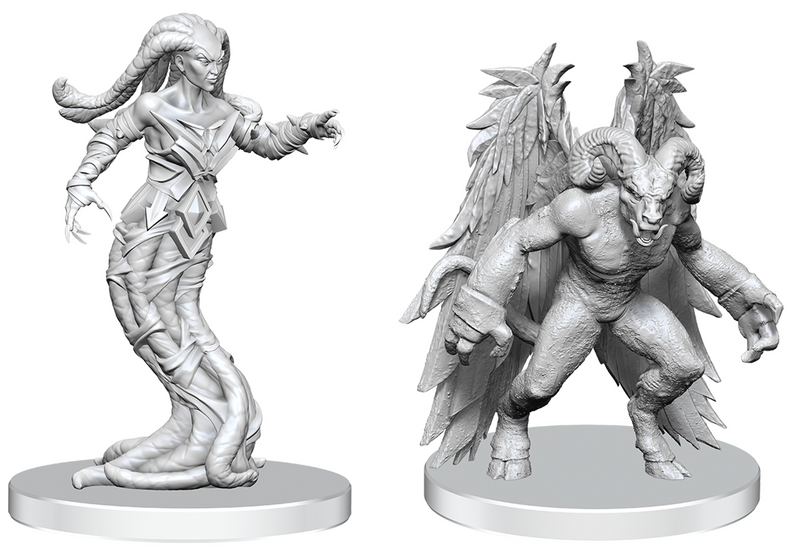 Pathfinder Battles Deep Cuts: Gylou (Handmaiden Devil) & Ferrugon (Rust Devil)