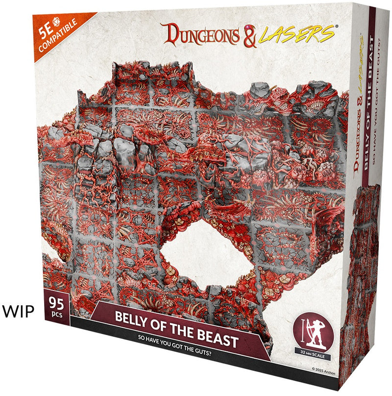 Dungeons & Lasers: Belly of the Beast (Half-Height Walls)