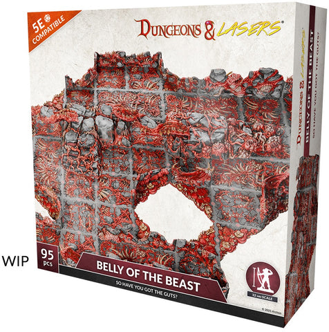 Dungeons & Lasers: Belly of the Beast (Half-Height Walls)
