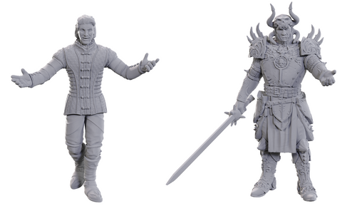 Dnd Unpainted Minis Special Edition - Baldur's Gate 3 - Sarevok Anchev & Raphael