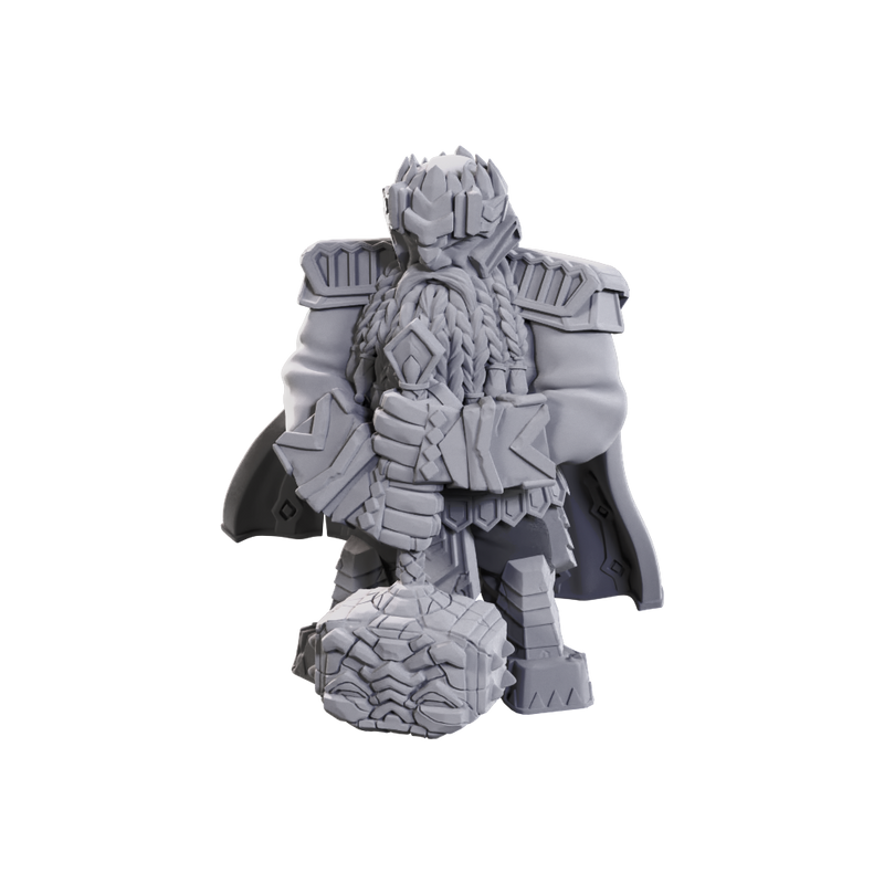 Pathfinder Unpainted Mini Male Dwarf Champion High-Level