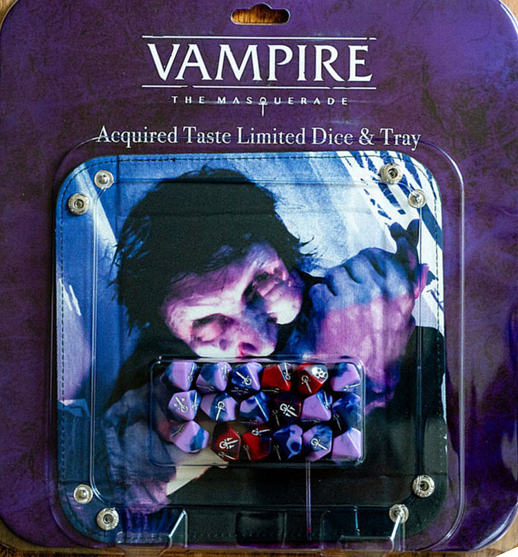Vampire The Masquerade: 5th Ed Acquired Taste Limited Dice & Tray