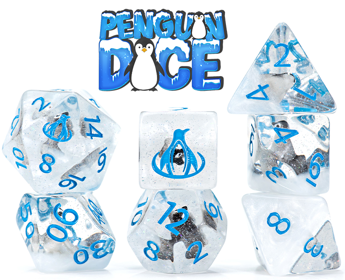 Inclusion Dice - Penguin Dice 7-Die Set