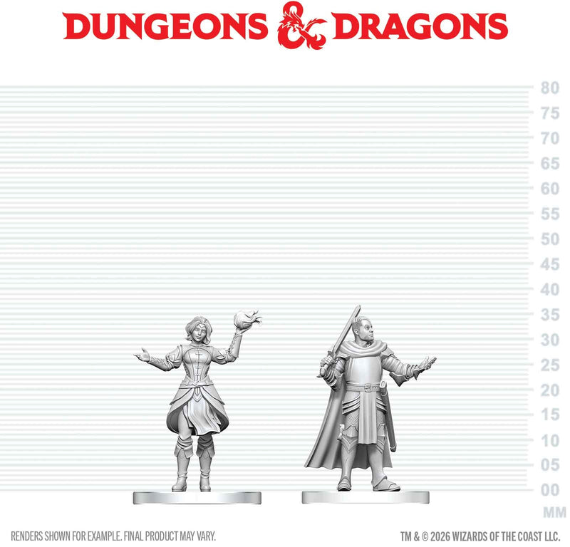 Nolzur's Marvelous Miniatures: Knight & Mage Apprentice