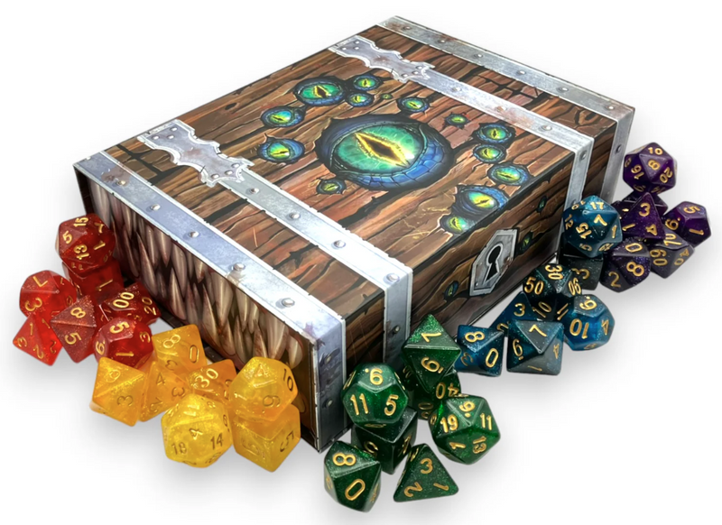 The Mimic Chest & Treasure Dice Collection