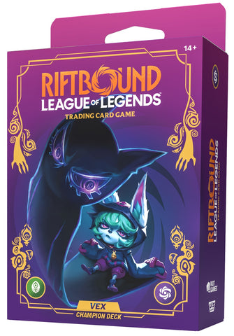Riftbound League of Legends TCG Unleashed Vex Champion Deck