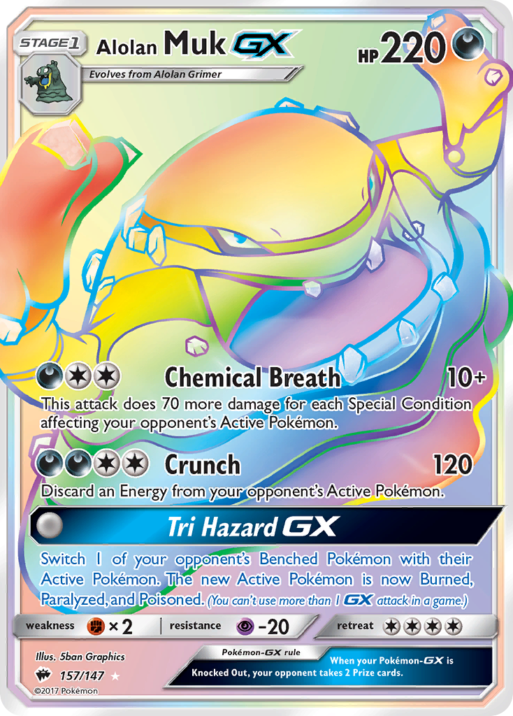 Alolan Muk GX (157/147) [Sun & Moon: Burning Shadows]