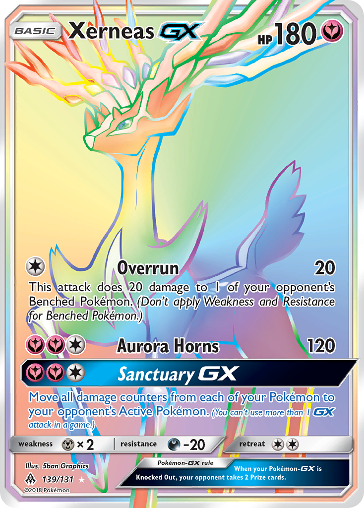 Xerneas GX (139/131) [Sun & Moon: Forbidden Light]