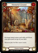 Memorial Ground (Blue) (Rainbow Foil) [U-MON305-RF] Unlimited Rainbow Foil