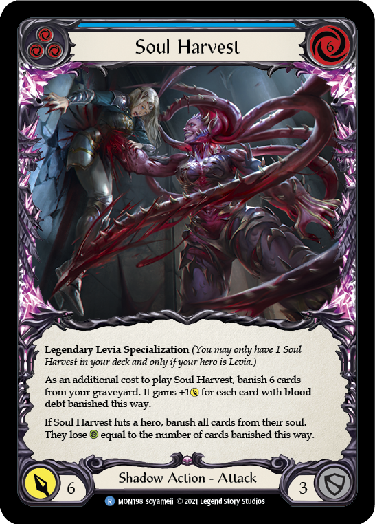 Soul Harvest (Rainbow Foil) [MON198-RF] 1st Edition Rainbow Foil