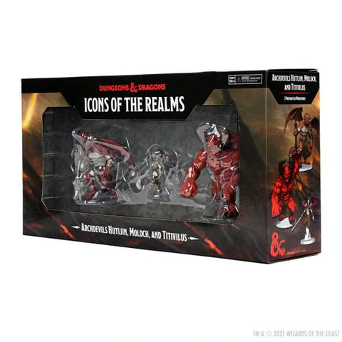 Icons of the Realms: Archdevils Hutijin, Moloch, and Titivilus