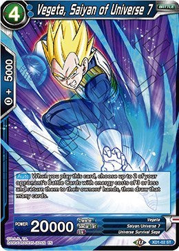 Vegeta, Saiyan of Universe 7 [XD1-02]