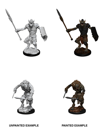 Nolzur's Marvelous Miniatures: Gnoll/Gnoll Flesh Gnawer