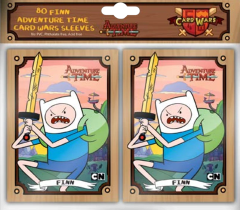 Adventure Time Card Wars Sleeves - Finn - 80 Sleeves