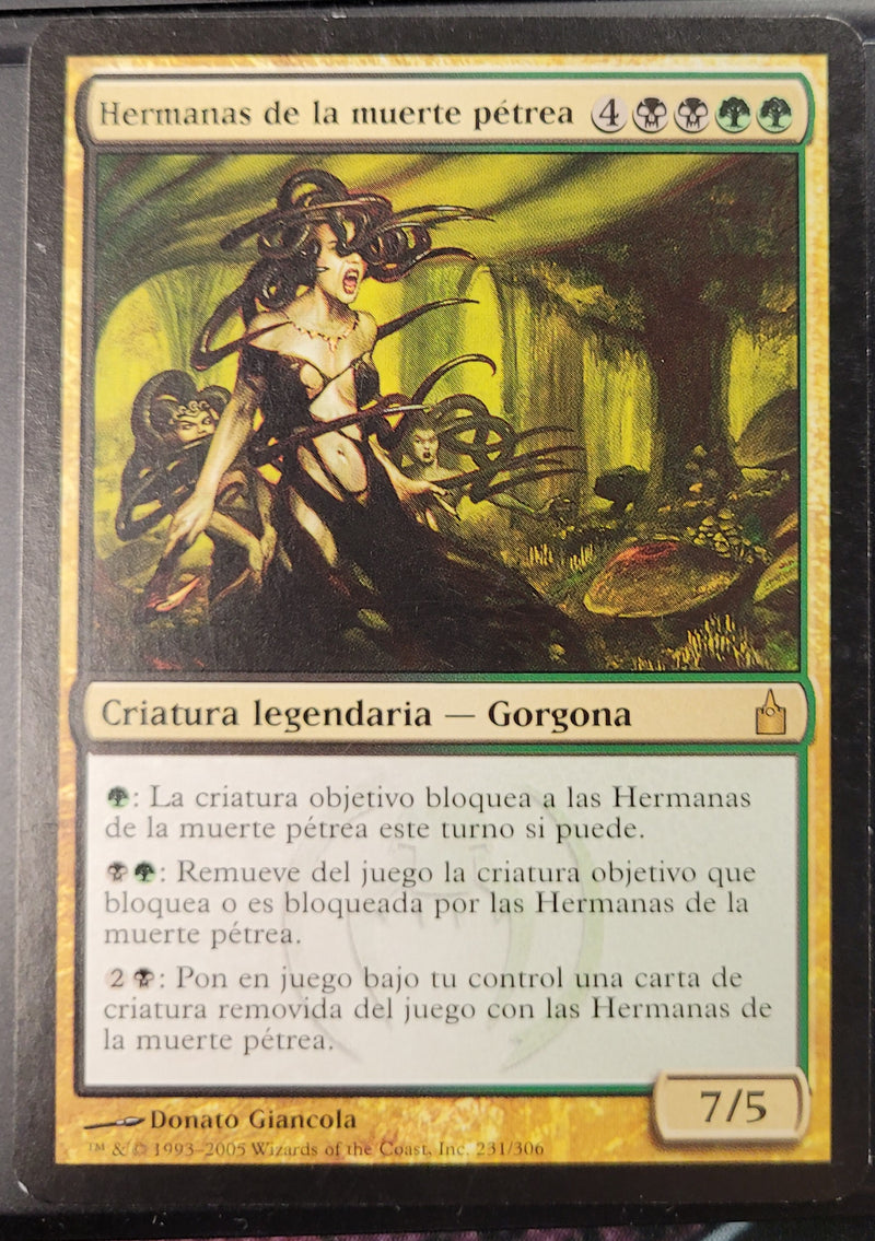 Sisters of Stone Death [Ravnica: City of Guilds] (Spanish)