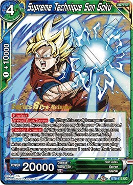 Supreme Technique Son Goku (Malicious Machinations) [BT8-117_PR]