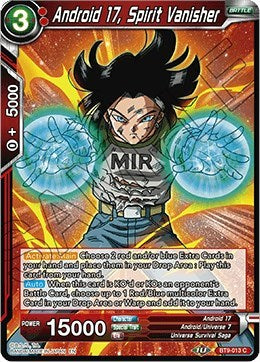 Android 17, Spirit Vanisher [BT9-013]