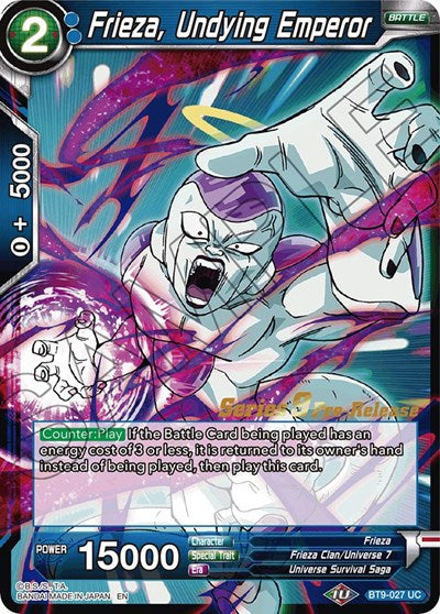 Frieza, Undying Emperor (Universal Onslaught) [BT9-027]