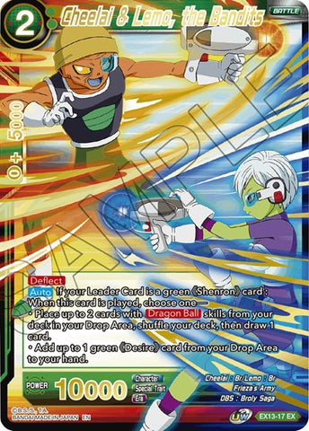 Cheelai & Lemo, the Bandits [EX13-17]