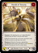 Herald of Tenacity (Yellow) (Rainbow Foil) [U-MON024-RF] Unlimited Rainbow Foil