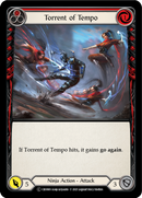 Torrent of Tempo (Red) (Rainbow Foil) [CRU069-RF] Unlimited Rainbow Foil