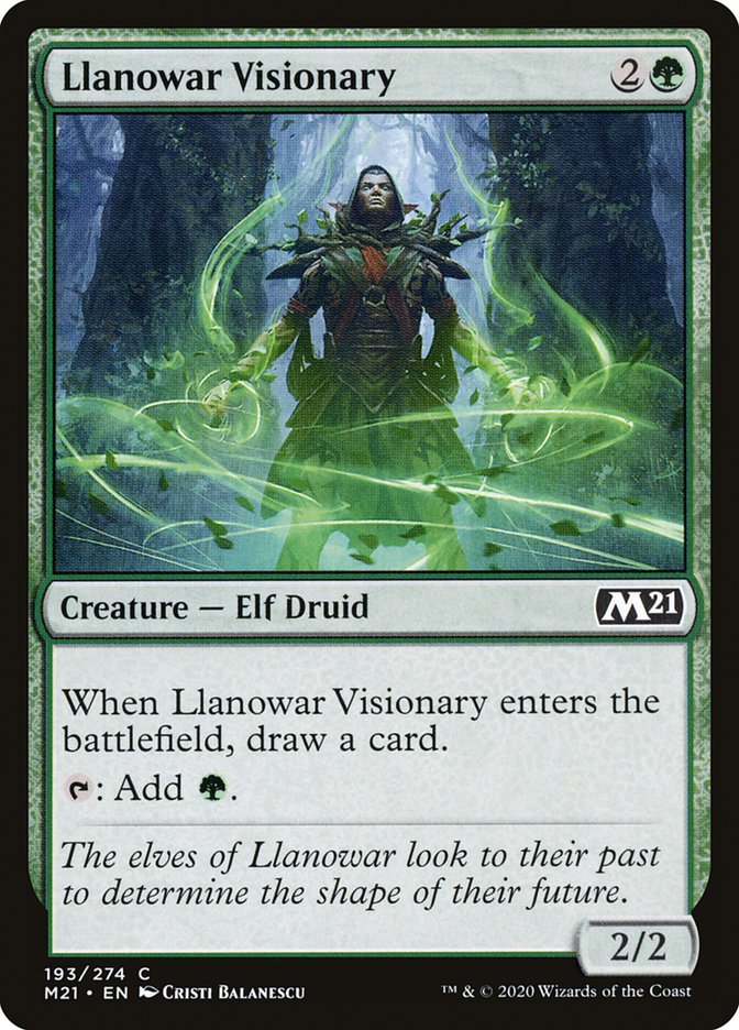 Llanowar Visionary [Core Set 2021]