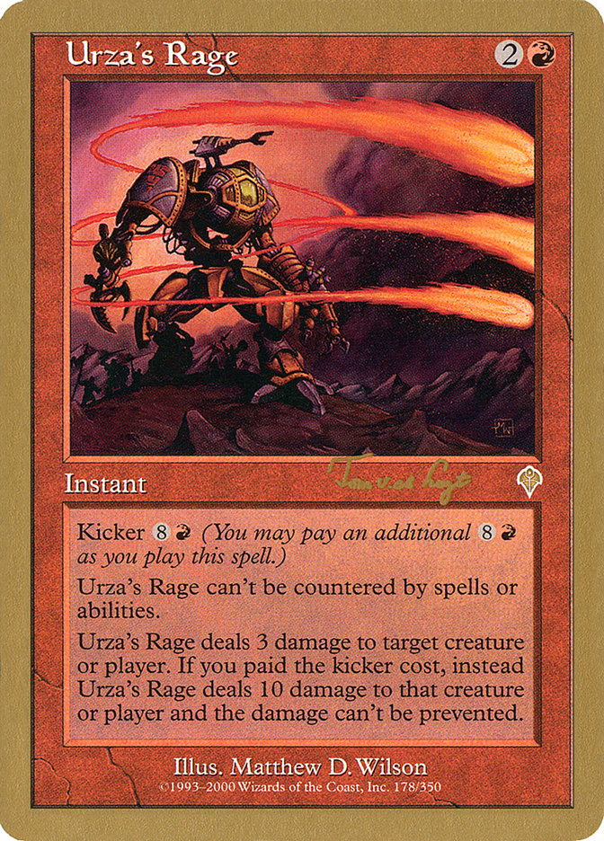 Urza's Rage (Tom van de Logt) [World Championship Decks 2001]