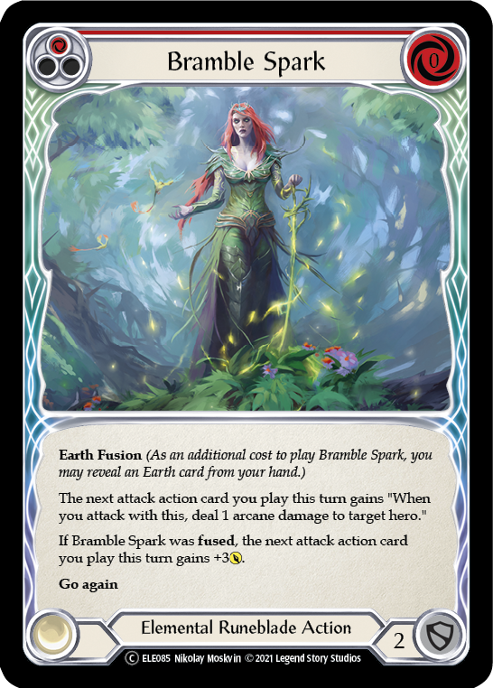 Bramble Spark (Red) [U-ELE085] Unlimited Rainbow Foil