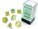 Nebula Polyhedral Spring/white Luminary 7-Die Set CHX 27555