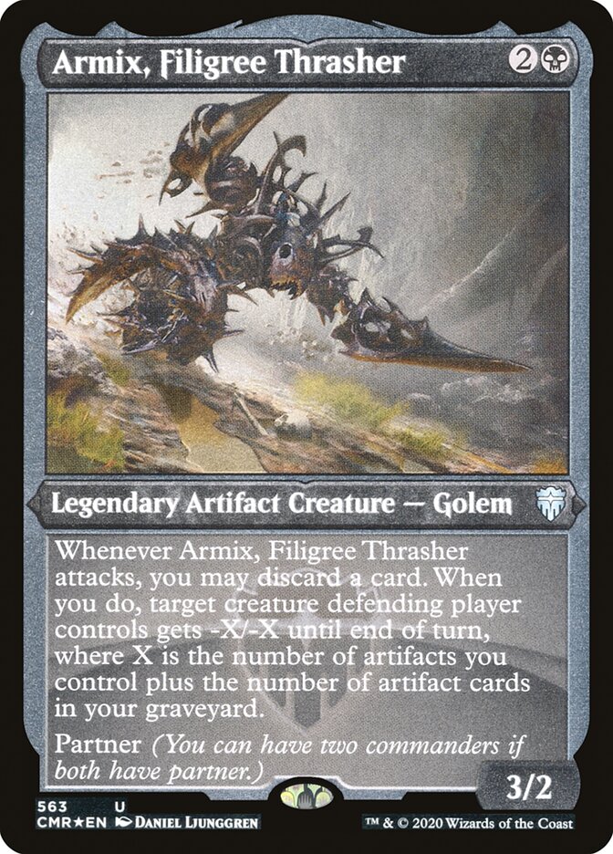 Armix, Filigree Thrasher (Etched) [Commander Legends]