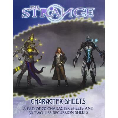 The Strange: Character and Recursion Sheets