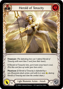 Herald of Tenacity (Red) (Rainbow Foil) [U-MON023-RF] Unlimited Rainbow Foil