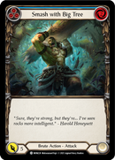 Smash with Big Tree (Blue) (Rainbow Foil) [MON228-RF] 1st Edition Rainbow Foil