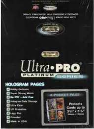 Ultra Pro Platinum Series 4 Pocket 100 Page Box